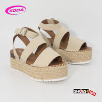 Soda Wedge Sandals