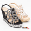 Rouge Wedge Sandals