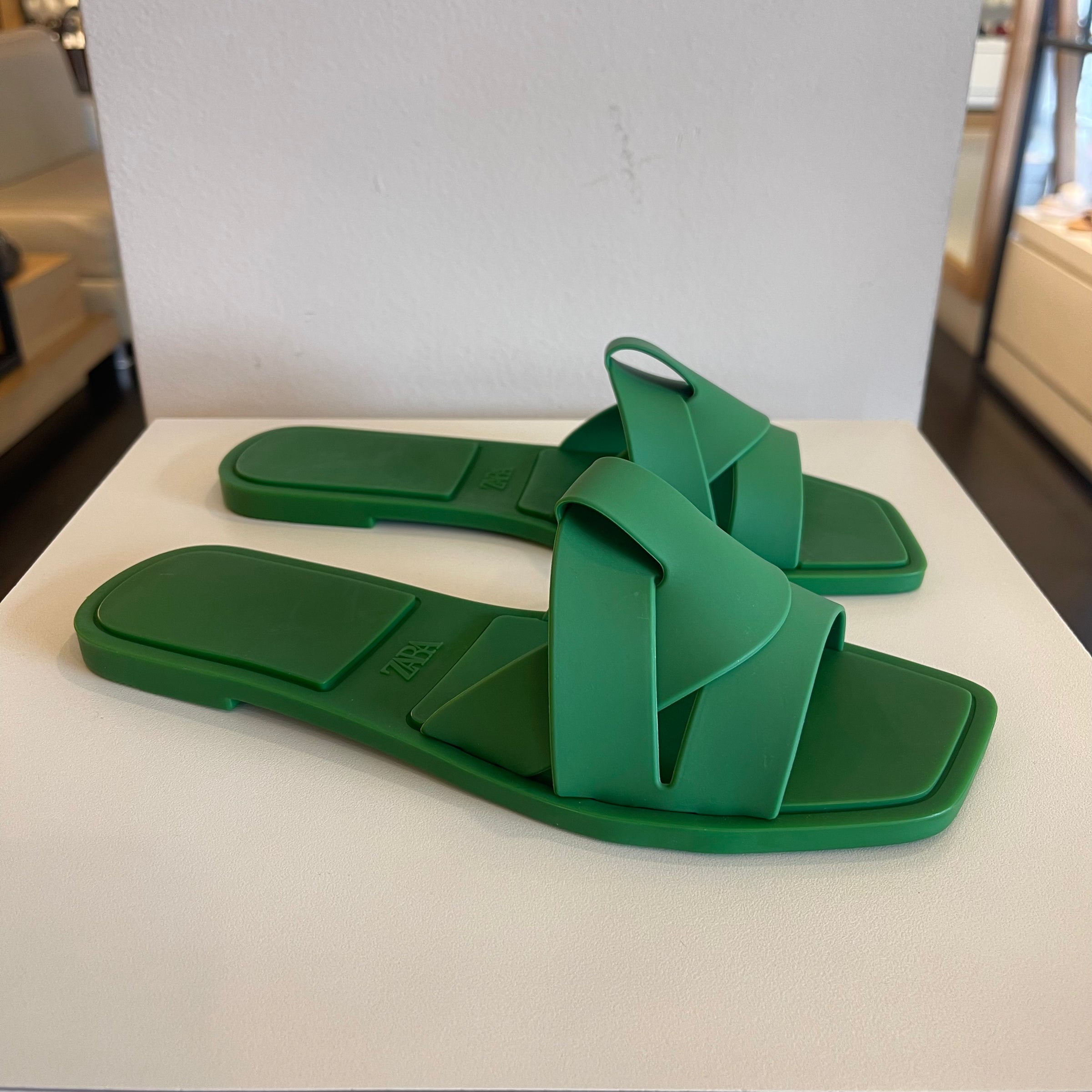 Zara Rubber Flats