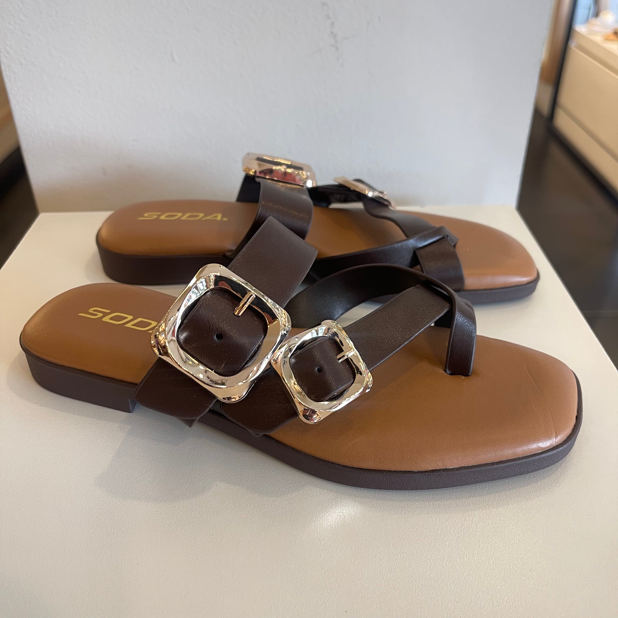 Soda Flat Sandals