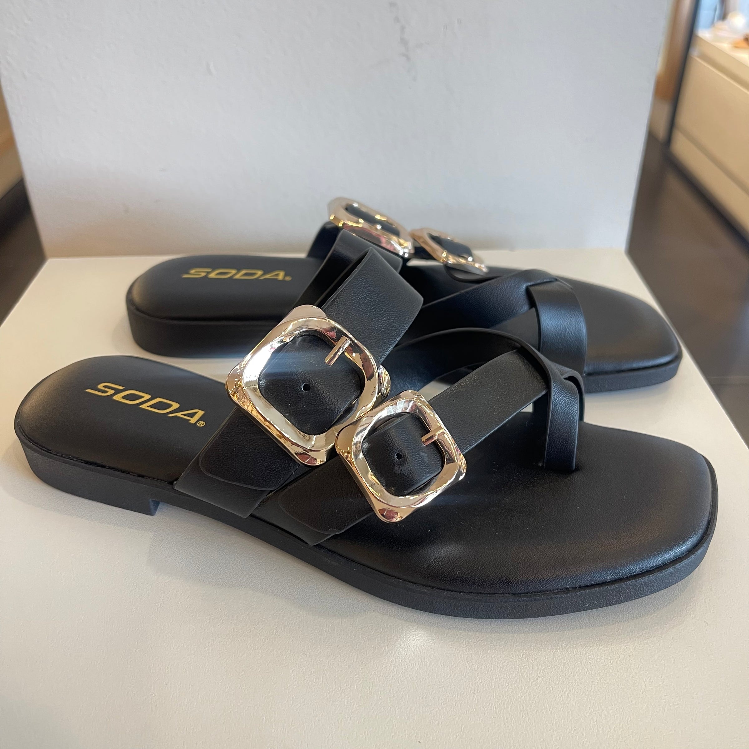 Soda Flat Sandals